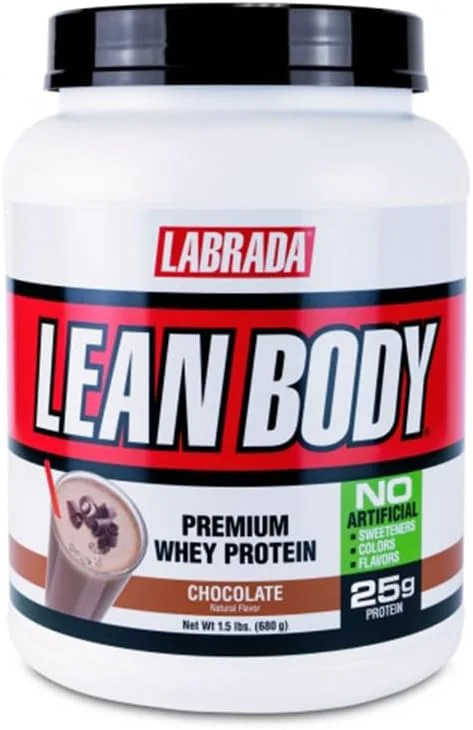 پروتئین وی ممتاز لابرادا نوتریشن Lean Body با طعم شکلات، 1.5 پوند پروتئین وی ممتاز لابرادا نوتریشن Lean Body با طعم شکلات، 1.5 پوند