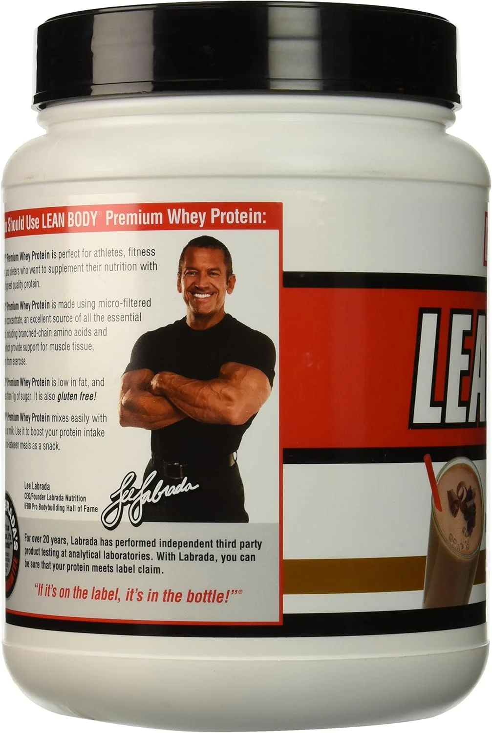 پروتئین وی ممتاز لابرادا نوتریشن Lean Body با طعم شکلات، 1.5 پوند پروتئین وی ممتاز لابرادا نوتریشن Lean Body با طعم شکلات، 1.5 پوند