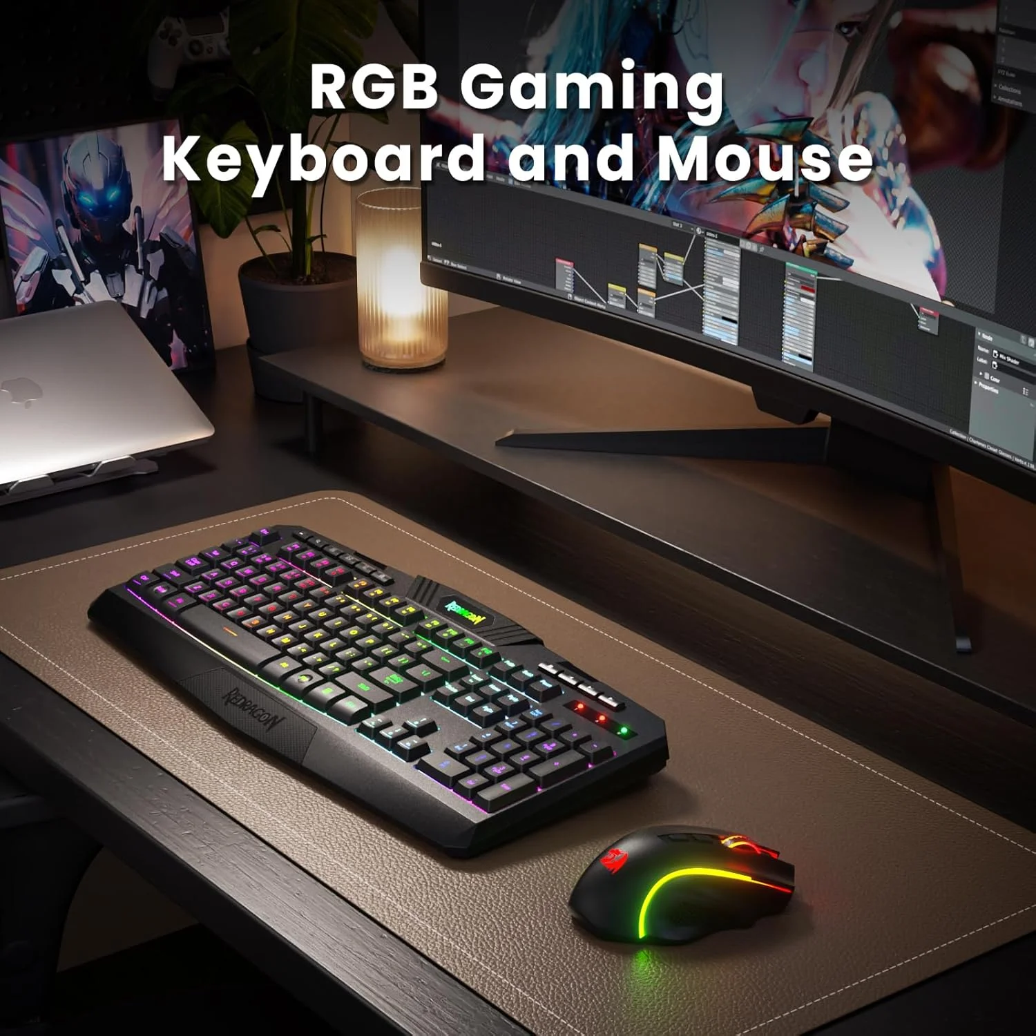 کیبورد و ماوس گیمینگ بیسیم Redragon S101M-KS با حالت سهگانه، کیبورد RGB و ماوس گیمینگ 4800 DPI، دارای 10 کلید چندرسانهای مستقل برای برد، مناسب برای PC، کامپیوتر، S101 بیسیم ایدهآل برای گیمر کیبورد و ماوس گیمینگ بیسیم Redragon S101M-KS با حالت سهگانه، کیبورد RGB و ماوس گیمینگ 4800 DPI، دارای 10 کلید چندرسانهای مستقل برای برد، مناسب برای PC، کامپیوتر، S101 بیسیم ایدهآل برای گیمر