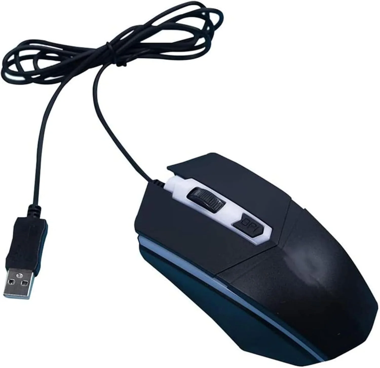 ست کیبورد و ماوس گیمینگ مکانیکی HALAMODO، نورپردازی رنگین کمانی LED، اتصال USB با سیم