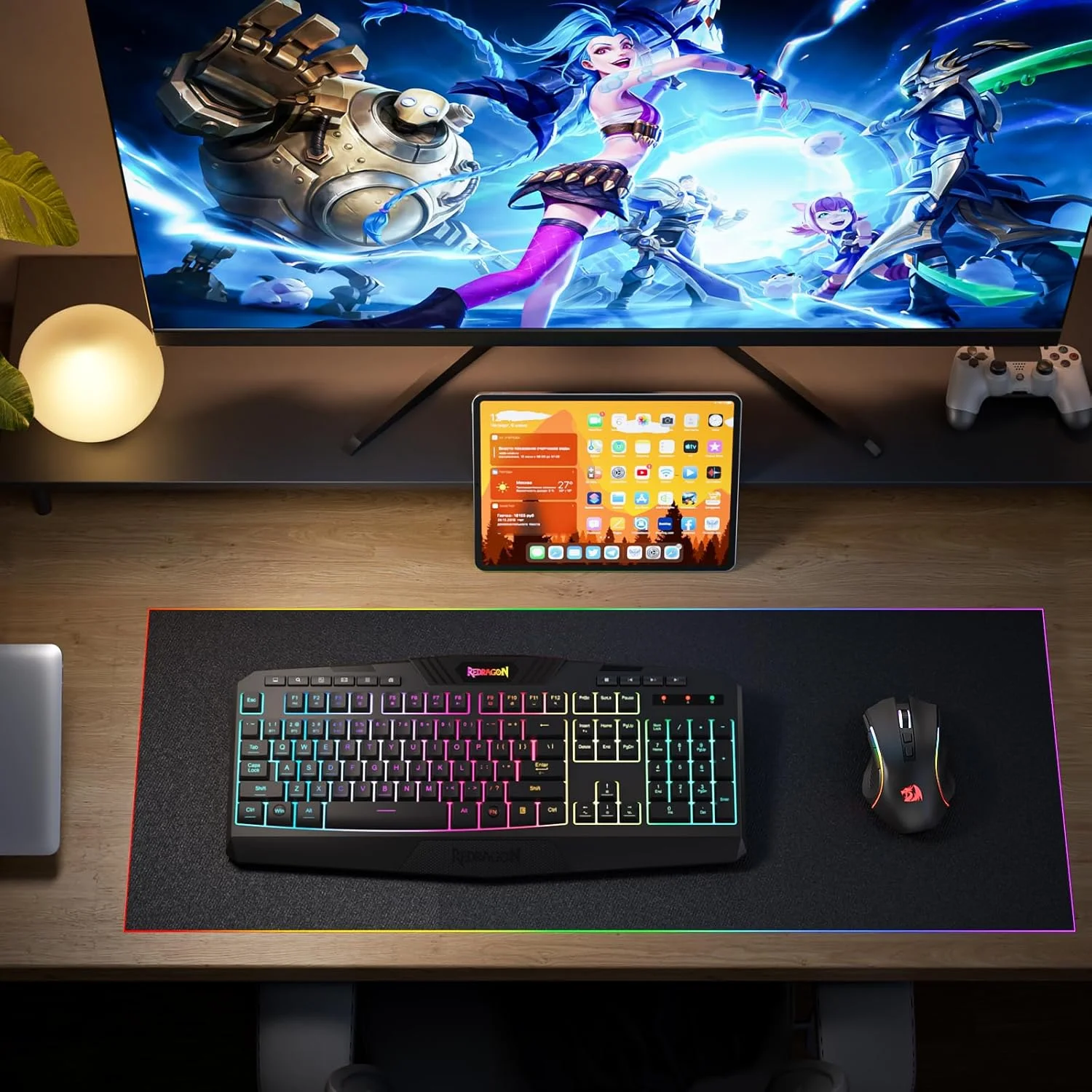 کیبورد و ماوس گیمینگ بیسیم Redragon S101M-KS با حالت سهگانه، کیبورد RGB و ماوس گیمینگ 4800 DPI، دارای 10 کلید چندرسانهای مستقل برای برد، مناسب برای PC، کامپیوتر، S101 بیسیم ایدهآل برای گیمر کیبورد و ماوس گیمینگ بیسیم Redragon S101M-KS با حالت سهگانه، کیبورد RGB و ماوس گیمینگ 4800 DPI، دارای 10 کلید چندرسانهای مستقل برای برد، مناسب برای PC، کامپیوتر، S101 بیسیم ایدهآل برای گیمر