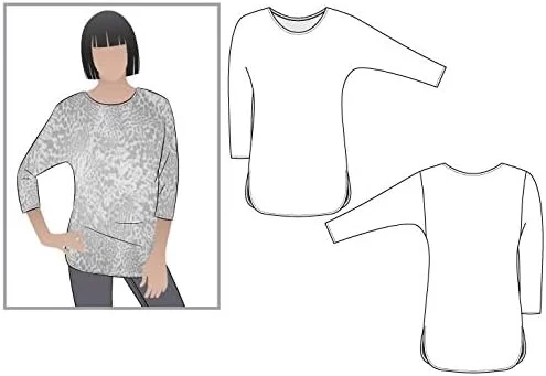 الگوی خیاطی Style Arc - تاپ بافتنی Fran سایز 18-30 نامشخص