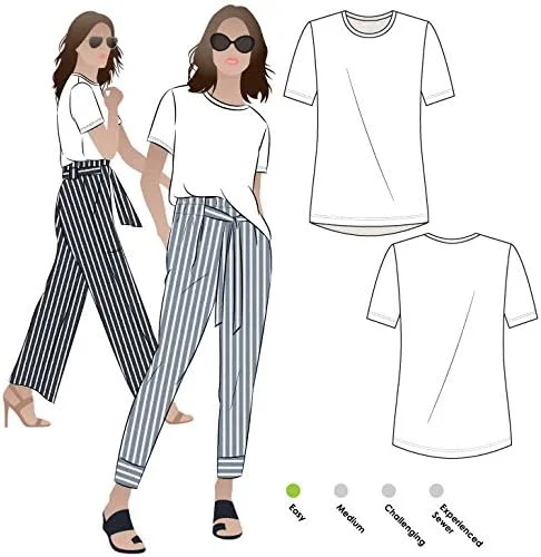 الگوی خیاطی استایل آرک - تیشرت بافتنی Gem سایز 18-30 نامشخص