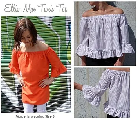 الگوی خیاطی استایل آرک - تونیک تاپ Ellie-Mae سایزهای 04-16 نامشخص