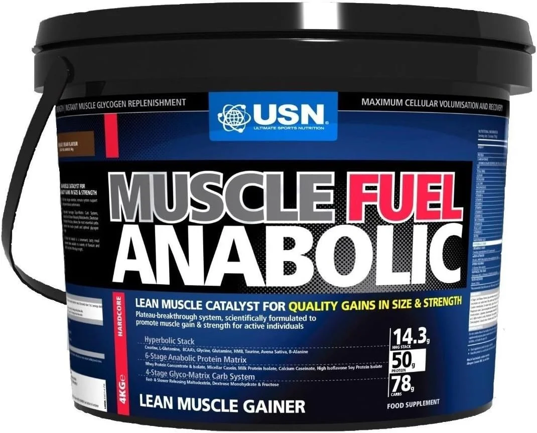 پودر پروتئین همه کاره USN Muscle Fuel Anabolic با طعم وانیل (4 کیلوگرم): تقویت کننده تمرین، پودر پروتئین آنابولیک برای افزایش حجم عضلات پودر پروتئین همه کاره USN Muscle Fuel Anabolic با طعم وانیل (4 کیلوگرم): تقویت کننده تمرین، پودر پروتئین آنابولیک برای افزایش حجم عضلات