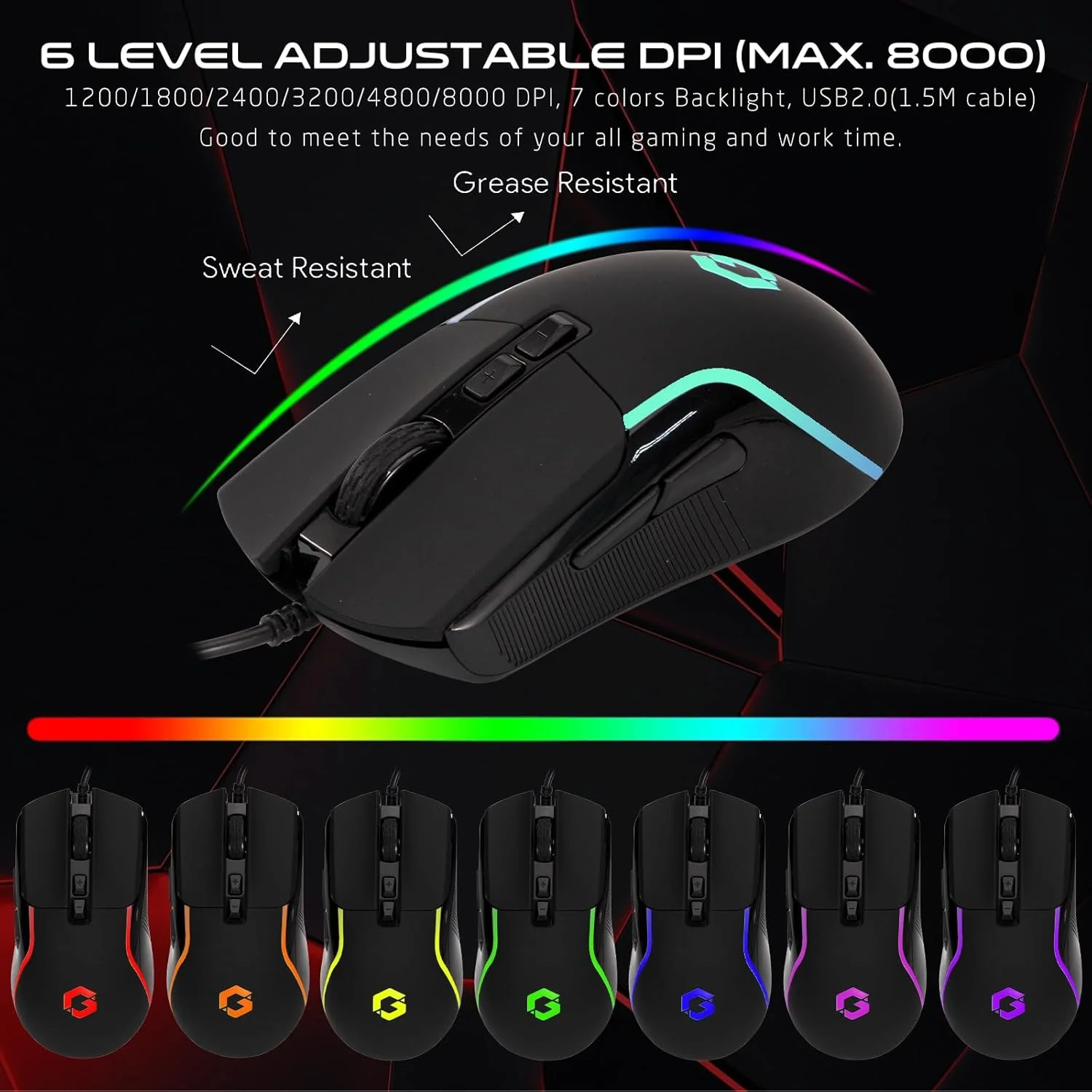 بسته کامل گیمینگ GAMEON VIPER X (کیبورد مکانیکی، هدست، ماوس و ماوس پد) (کیبورد مکانیکی، هدست، ماوس پد)