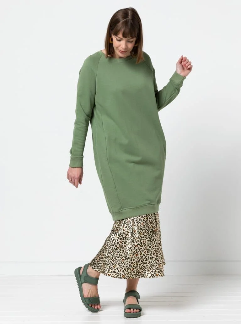 الگوی خیاطی استایل آرک - لباس بافتنی اندرسون (سایزهای 18-30)