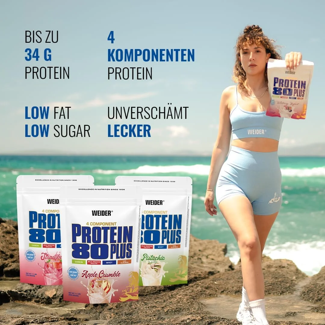 پروتئین وییدر 80 پلاس، پروتئین چند جزئی، وانیلی، پودر پروتئین برای شیک های پروتئینی خوشمزه و خامه ای، ترکیبی از وی، کازئین، پروتئین ایزوله شیر و تخم مرغ، کم چرب و کم شکر پروتئین وییدر 80 پلاس، پروتئین چند جزئی، وانیلی، پودر پروتئین برای شیک های پروتئینی خوشمزه و خامه ای، ترکیبی از وی، کازئین، پروتئین ایزوله شیر و تخم مرغ، کم چرب و کم شکر