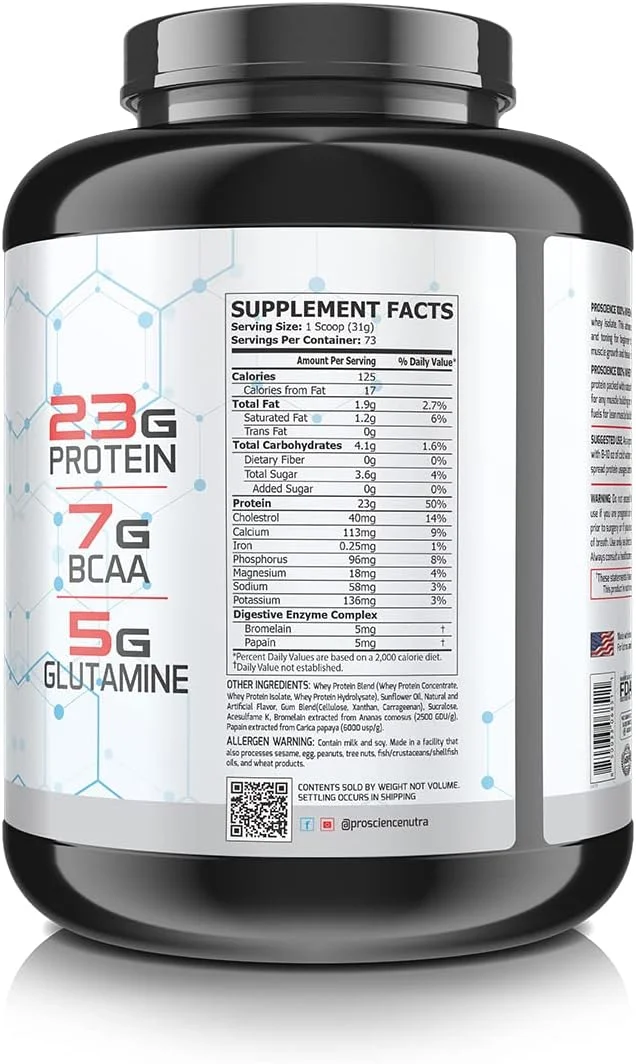 پرو ساینس نوترا 100% وی - پروتئین وی ایزوله آنابولیک - 5 پوند، 73 سروینگ (کوکی و کرم) پرو ساینس نوترا 100% وی - پروتئین وی ایزوله آنابولیک - 5 پوند، 73 سروینگ (کوکی و کرم)