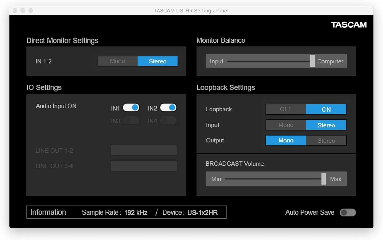 کارت صدای USB تسکم مدل US-1x2HR با رزولوشن بالا، 1 ورودی میکروفون و 2 ورودی/2 خروجی (US1X2HR)، مشکی کارت صدای USB تسکم مدل US-1x2HR با رزولوشن بالا، 1 ورودی میکروفون و 2 ورودی/2 خروجی (US1X2HR)، مشکی