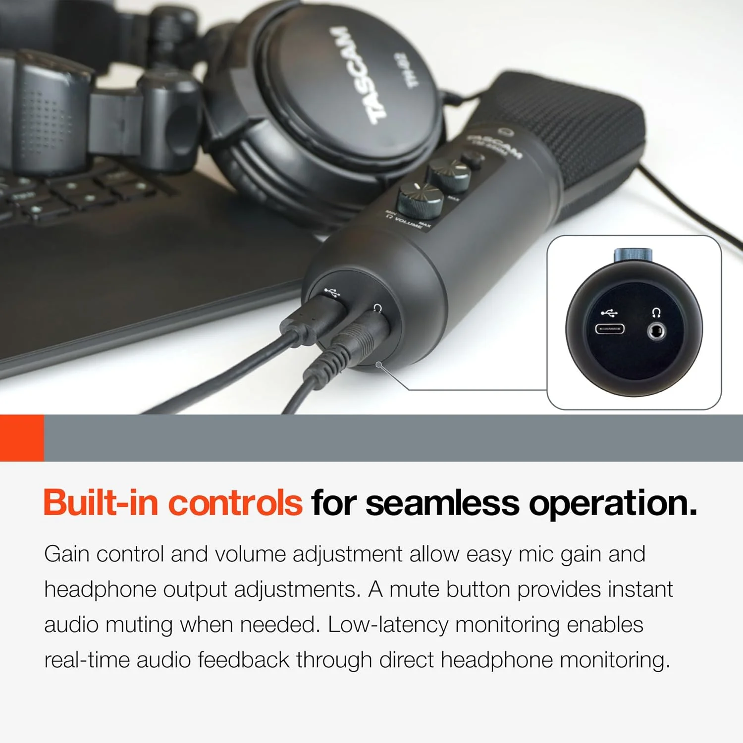 میکروفون کاندنسر USB تسکم مدل TM-250U مناسب برای پادکست، کنفرانس، ضبط کامپیوتری و صدا آنلاین (TM250U) میکروفون کاندنسر USB تسکم مدل TM-250U مناسب برای پادکست، کنفرانس، ضبط کامپیوتری و صدا آنلاین (TM250U)