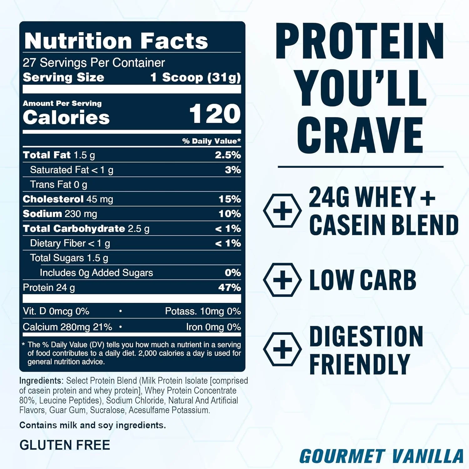 پروتئین سلکت PEScience - ترکیب مکمل پودر پروتئین وی و کازئین - 27 سروینگ (وانیل گورمت) پروتئین سلکت PEScience - ترکیب مکمل پودر پروتئین وی و کازئین - 27 سروینگ (وانیل گورمت)