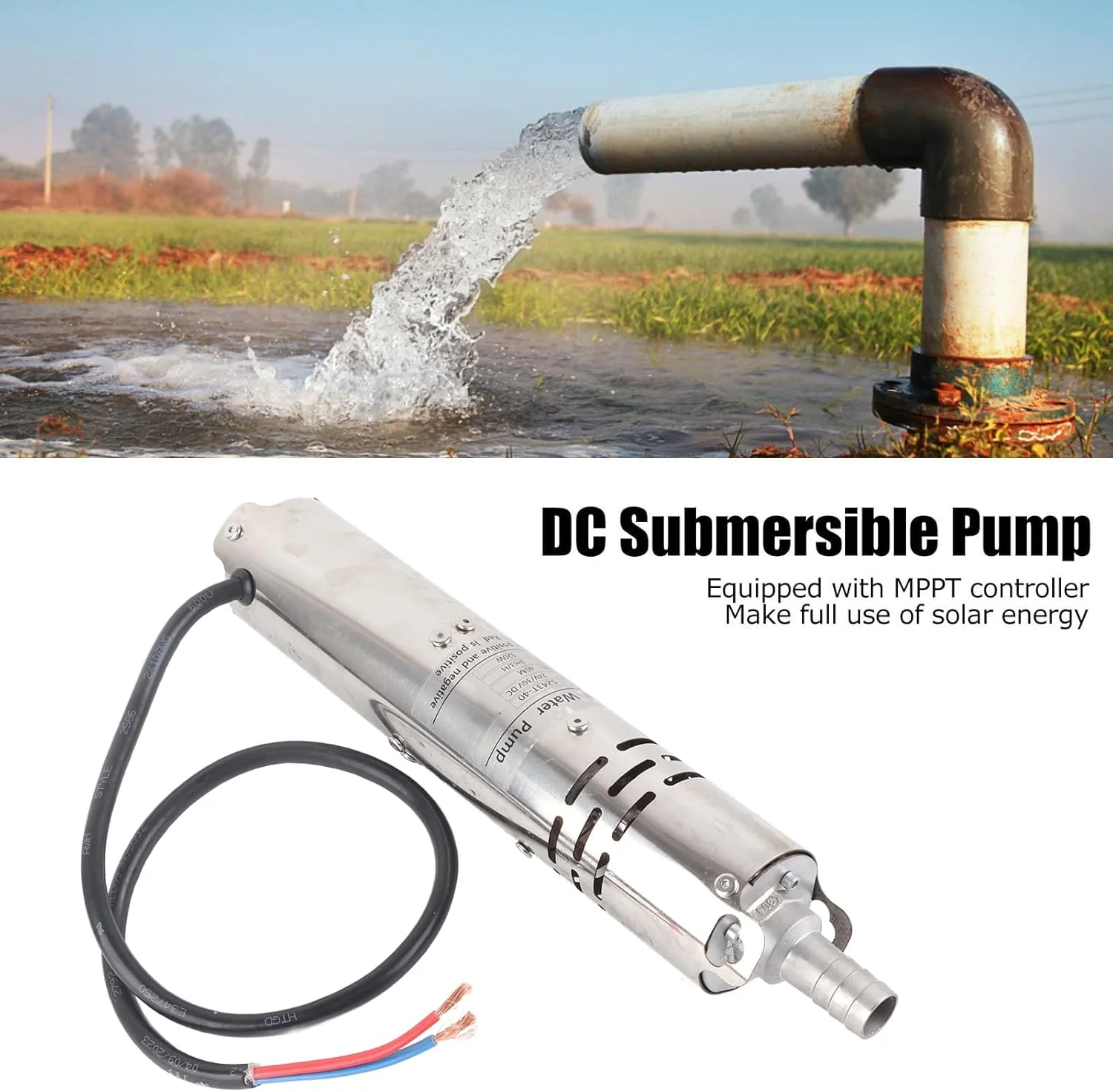 پمپ سپتیک عمومی، پمپ چاه خورشیدی کنترلر MPPT 24 ولت شناور آهنربای دائمی شناور چاه برقی خورشیدی DC بدون جاروبک داخلی (S243T-40) پمپ سپتیک عمومی، پمپ چاه خورشیدی کنترلر MPPT 24 ولت شناور آهنربای دائمی شناور چاه برقی خورشیدی DC بدون جاروبک داخلی (S243T-40)