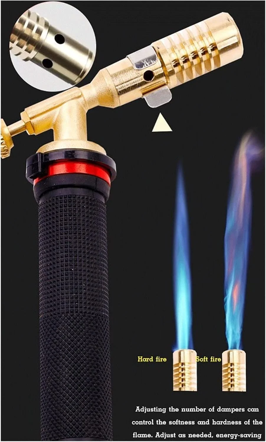 تفنگ جوشکاری قابل حمل JHQWIDD، شیلنگ جوشکاری گاز مایع، تفنگ شعله جوشکاری، تجهیزات جوشکاری برای مشعل گازی، تفنگ اسپری باربیکیو کمپینگ در فضای باز، مشعل گازی ابزار لوله کشی لوازم جانبی خانگی
