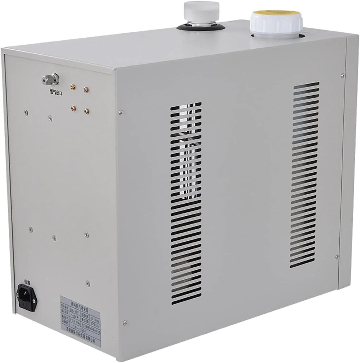 دستگاه تولید هیدروژن قابل حمل JVAYJH JM500، تجهیزات تولید گاز هیدروژن با خلوص 99.999%، توان 260 وات، فشار 0.4 مگاپاسکال، خروجی 0-500 میلی لیتر در دقیقه