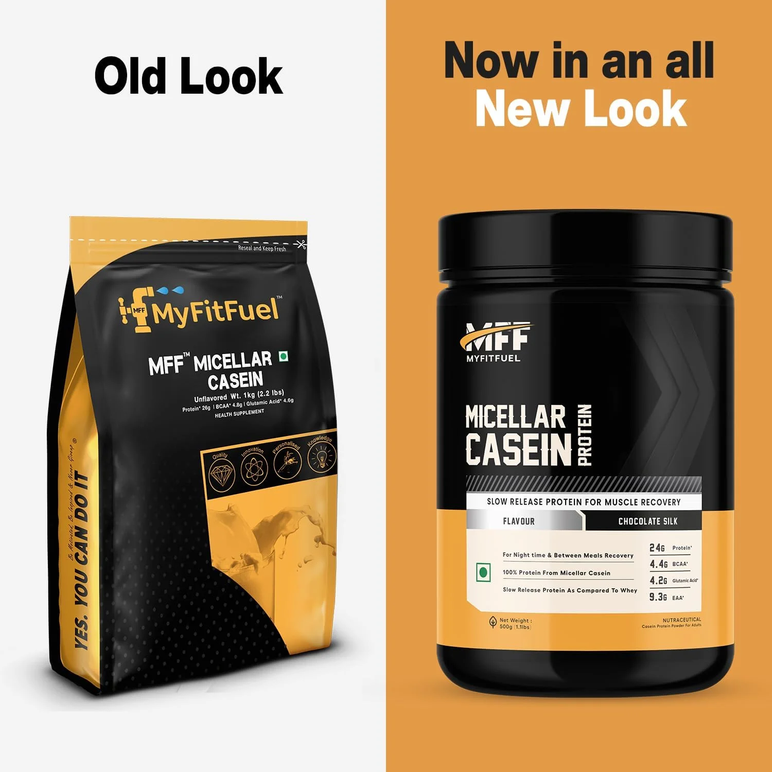 پودر پروتئین کازئین میسلار مای فیت فیول | 500 گرم، 15 سروینگ (بدون طعم) | پروتئین با رهش آهسته پودر پروتئین کازئین میسلار مای فیت فیول | 500 گرم، 15 سروینگ (بدون طعم) | پروتئین با رهش آهسته