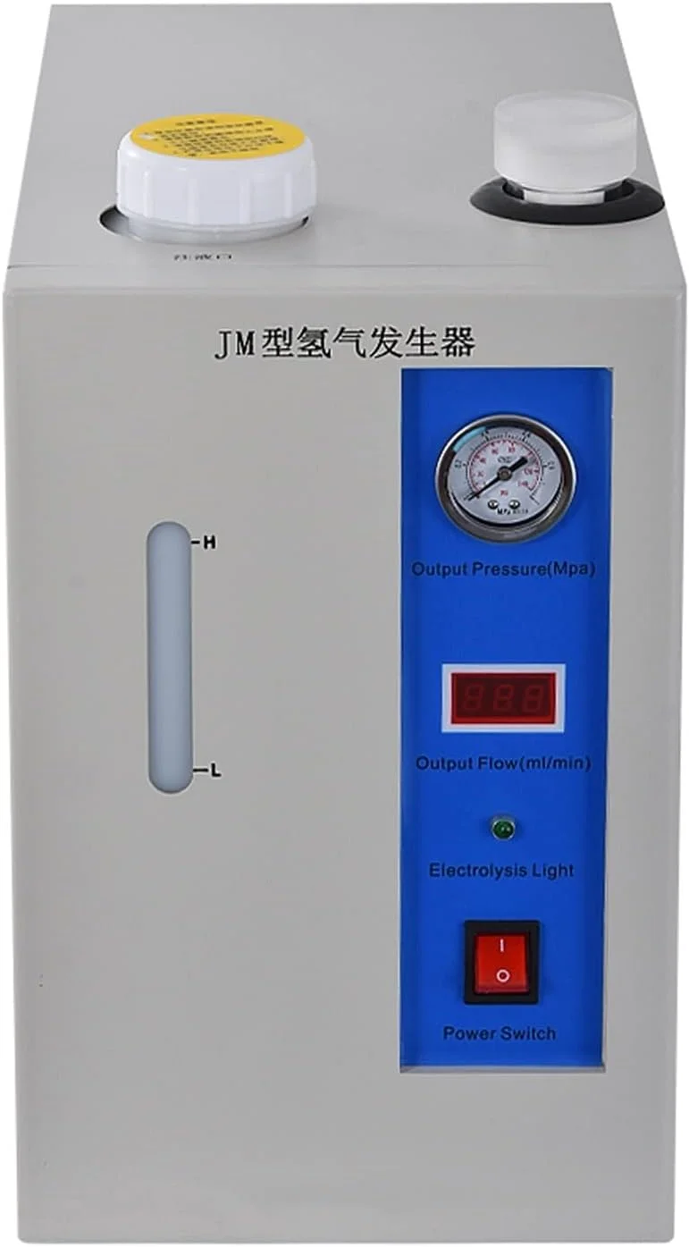 دستگاه تولید هیدروژن قابل حمل JVAYJH JM500، تجهیزات تولید گاز هیدروژن با خلوص 99.999%، توان 260 وات، فشار 0.4 مگاپاسکال، خروجی 0-500 میلی لیتر در دقیقه
