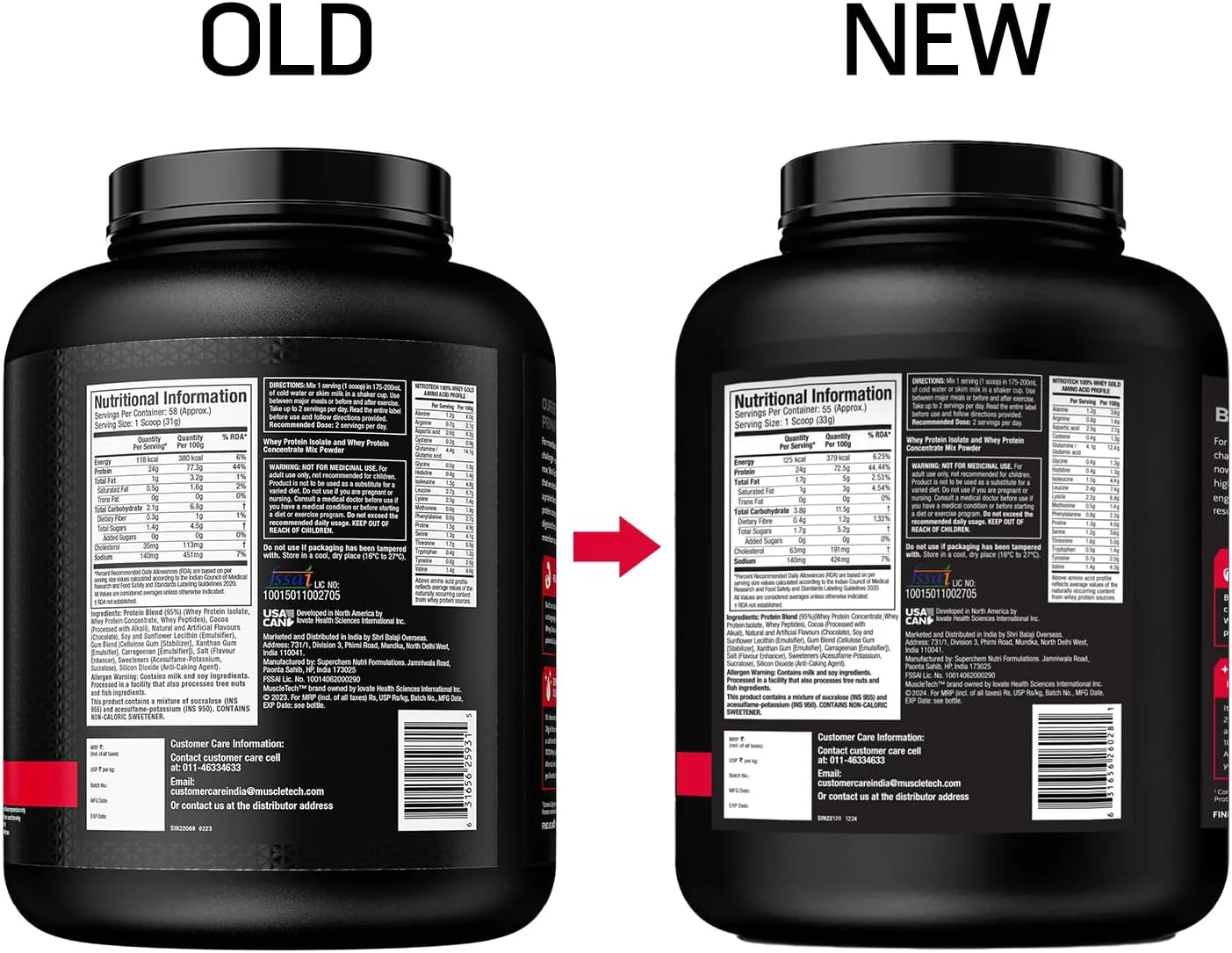 فرمول پروتئین وی نیترو تک الترا پیور ماسل تک برای ریکاوری سریع، بدون گلوتن، با 24 گرم پروتئین، 5.3 گرم BCAA و 4 گرم گلوتامین و پیش ساز پروتئین، نوشیدنی پروتئینی، شکلات دوبل ریچ، 5.00 پوند فرمول پروتئین وی نیترو تک الترا پیور ماسل تک برای ریکاوری سریع، بدون گلوتن، با 24 گرم پروتئین، 5.3 گرم BCAA و 4 گرم گلوتامین و پیش ساز پروتئین، نوشیدنی پروتئینی، شکلات دوبل ریچ، 5.00 پوند