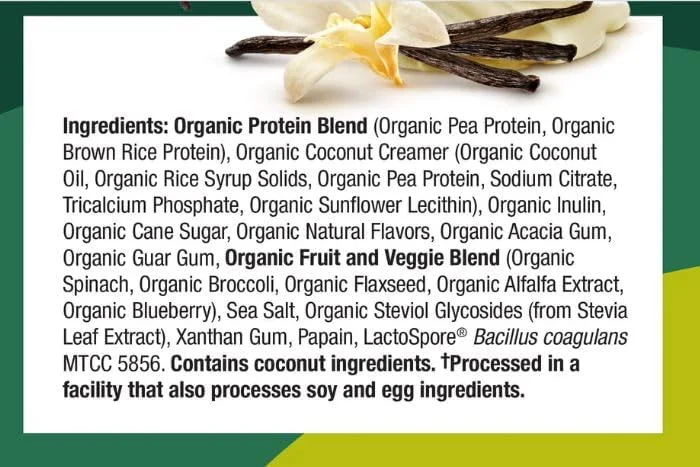 شیک پروتئینی ارگانیک گیاهی Muscletech Purely Inspired با پروتئین نخود و برنج قهوه ای - بدون لبنیات و گلوتن، غیر GMO و مناسب برای گیاهخواران، طعم وانیل فرانسوی خامه ای 680 گرم شیک پروتئینی ارگانیک گیاهی Muscletech Purely Inspired با پروتئین نخود و برنج قهوه ای - بدون لبنیات و گلوتن، غیر GMO و مناسب برای گیاهخواران، طعم وانیل فرانسوی خامه ای 680 گرم