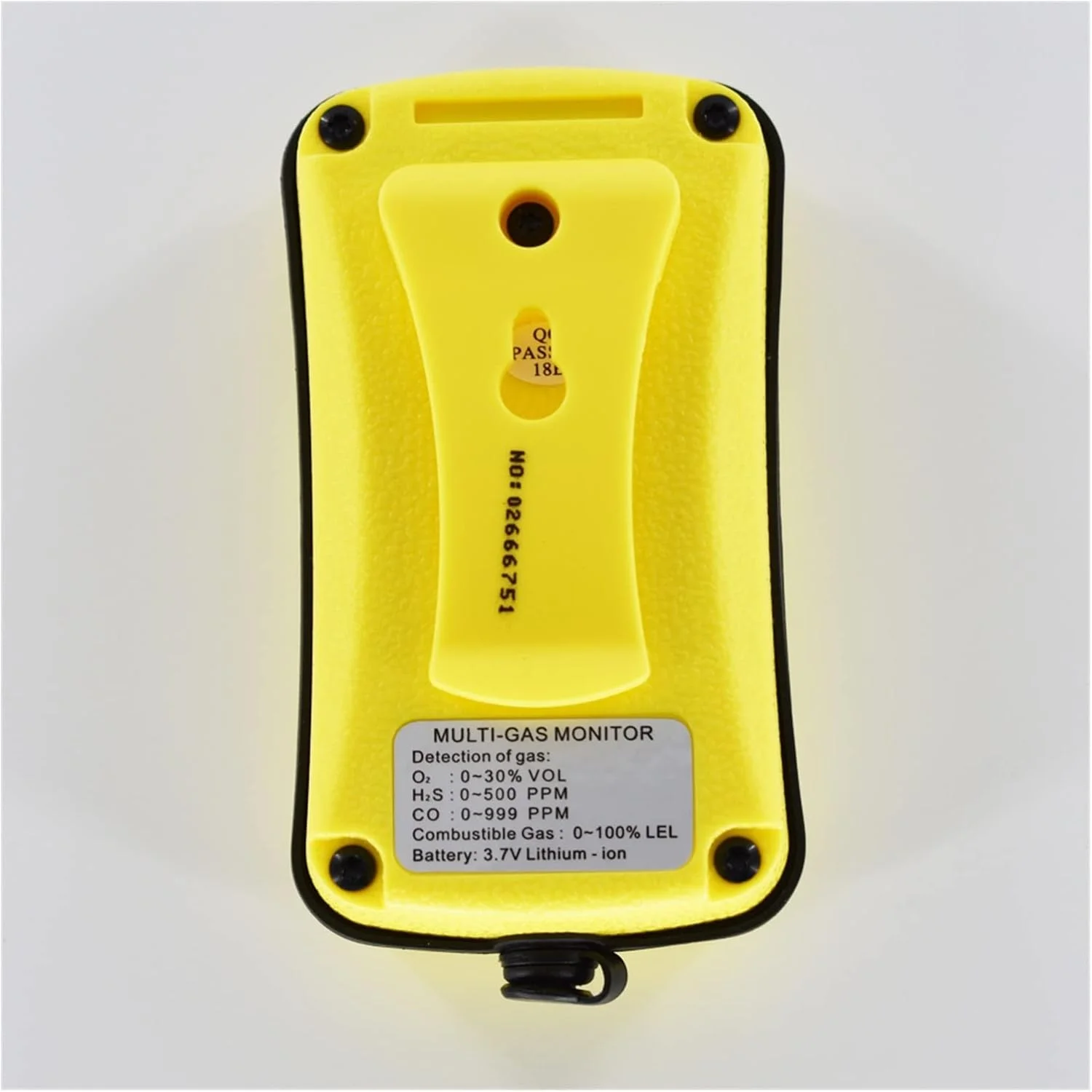 مانیتور کیفیت هوا CBWCCY سنسور هوشمند AS8900 آشکارساز گاز چندگانه قابل حمل 4 در 1 O2 H2S CO گازهای قابل احتراق اکسیژن سولفید هیدروژن مونوکسید کربن