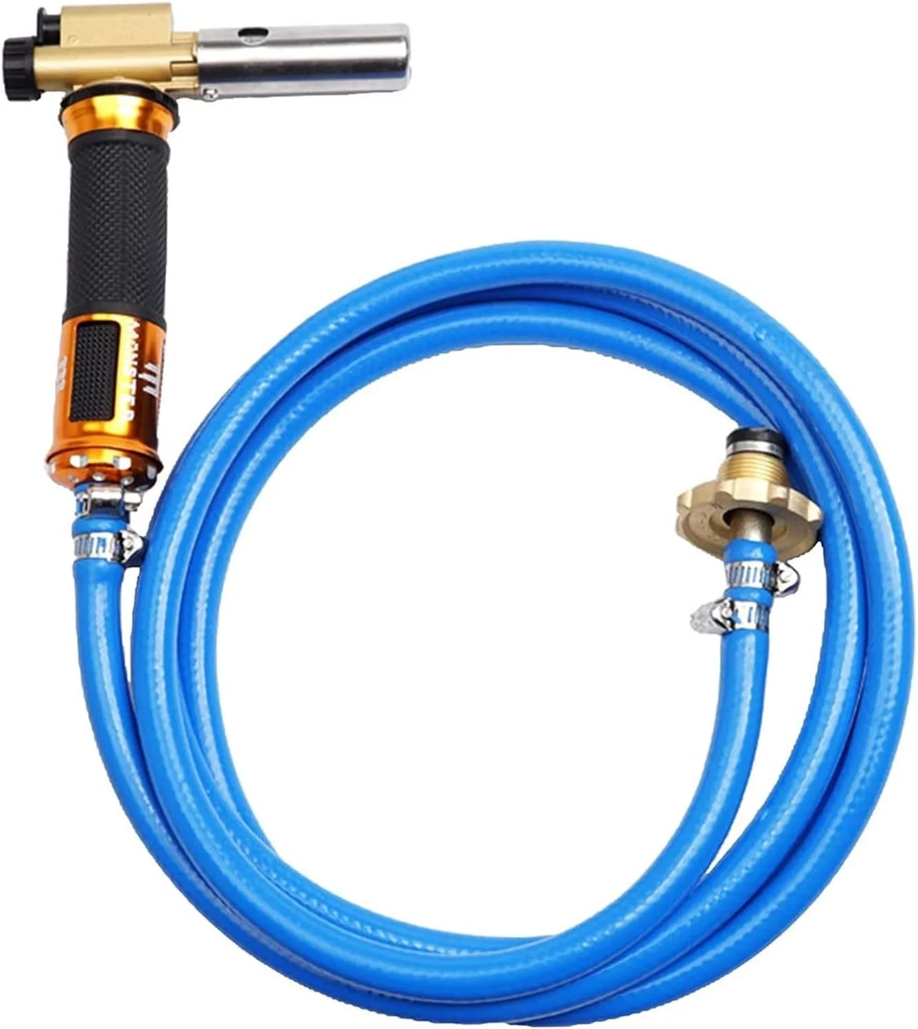 تفنگ جوشکاری JHQWIDD گاز مایع پروپان با احتراق الکترونیکی، تجهیزات مشعل جوشکاری برای لحیم کاری، جوشکاری، پخت و پز، گرمایش، مشعل جوشکاری تمام مس، ابزار لوله کشی، لوازم جانبی خانگی