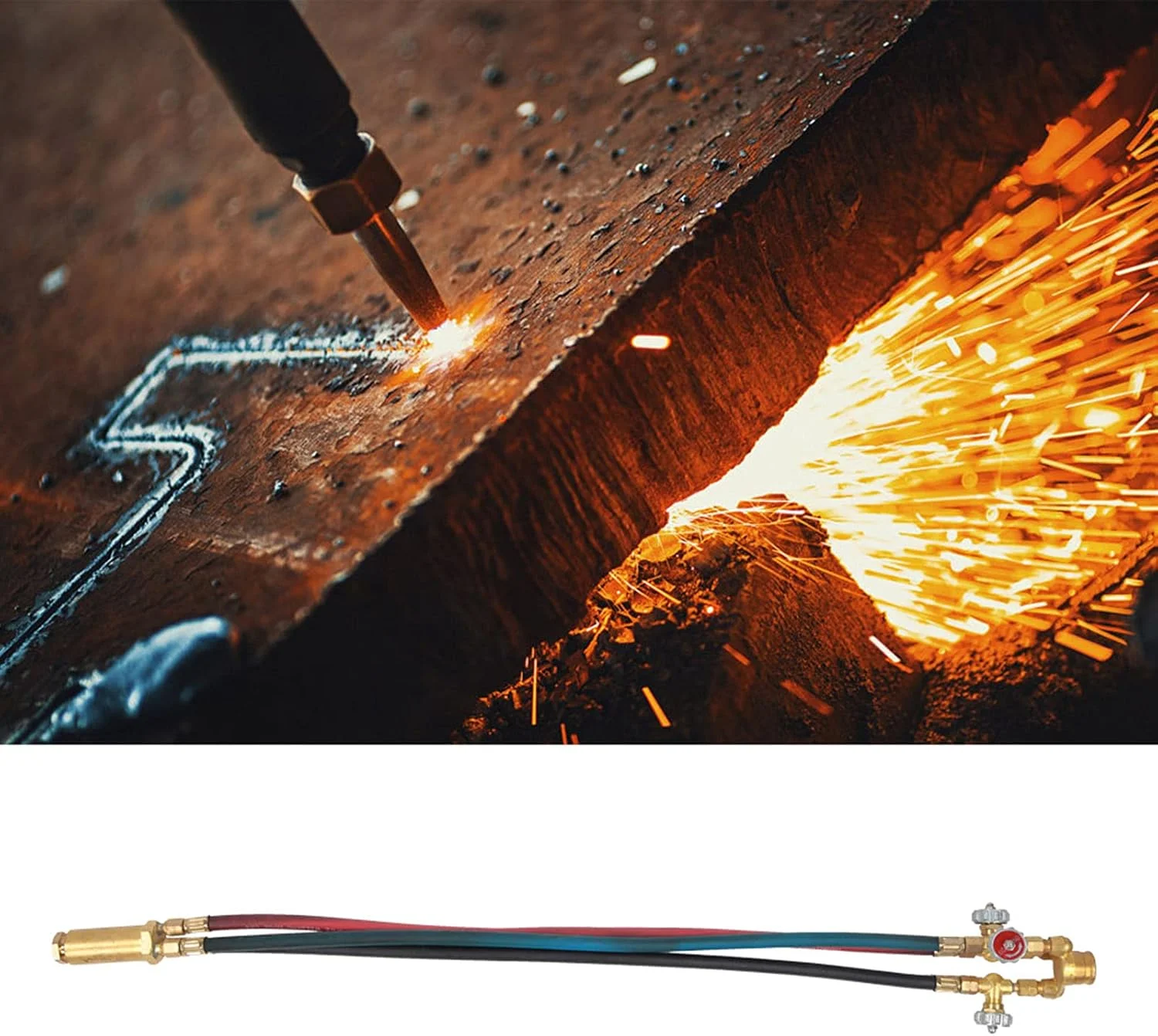 مجموعه مشعل برش گاز Starrypxl مدل CG1-30، لوازم جانبی دستگاه برش شعله ای نیمه اتوماتیک، طراحی بادوام و کارآمد، ایده آل برای استفاده صنعتی