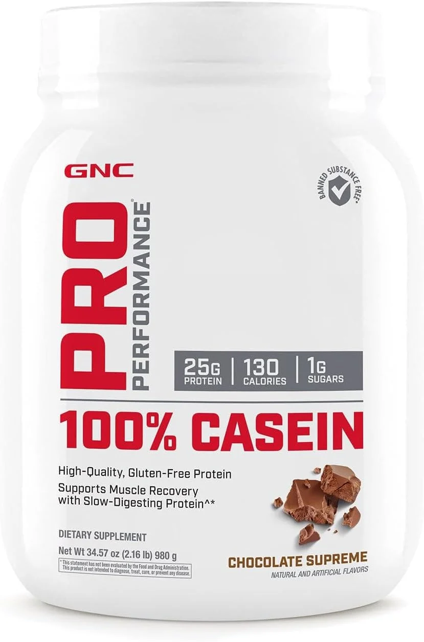 پودر پروتئین کازئین 100% GNC PRO PERFORMANCE - شکلات سوپریم