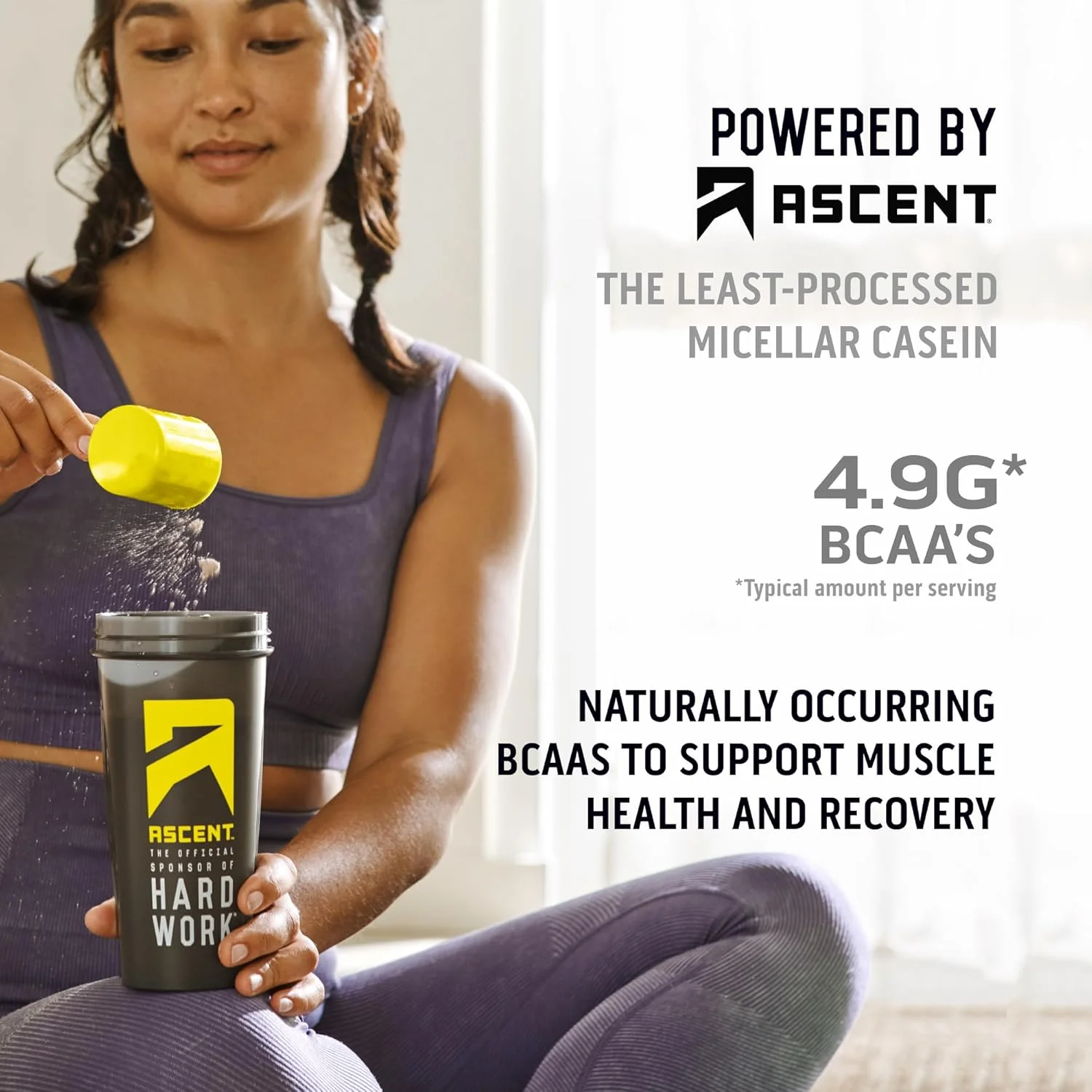 پودر پروتئین کازئین میسلار سوخت بومی Ascent - 0.9 کیلوگرم - شکلاتی پودر پروتئین کازئین میسلار سوخت بومی Ascent - 0.9 کیلوگرم - شکلاتی