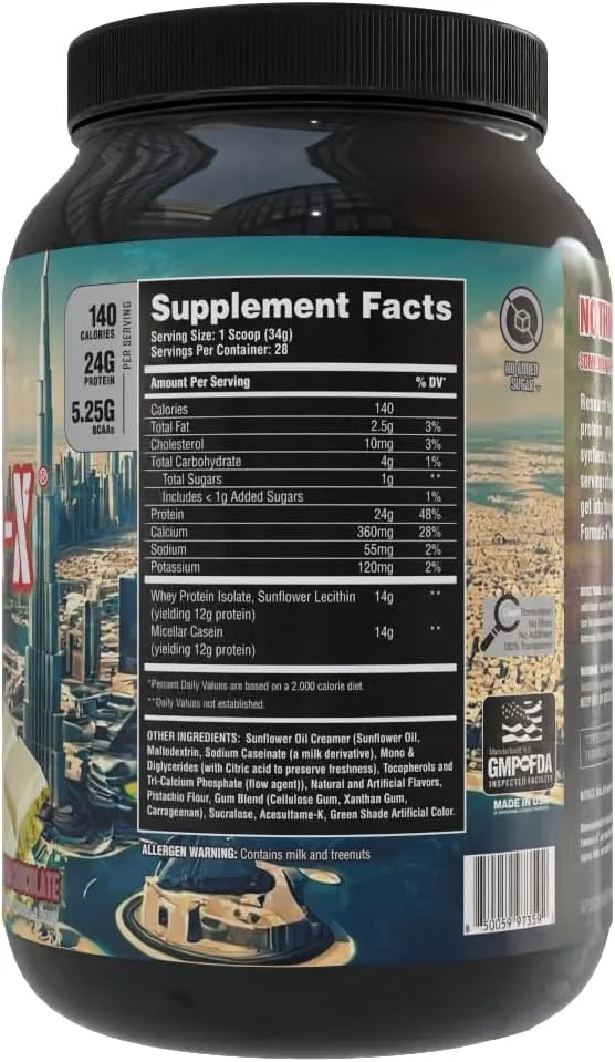 آپولون نوتریشن 50/50 فرمولا-ایکس | پروتئین وی ایزوله و کازئین | 2 پوند (شکلات دبی) آپولون نوتریشن 50/50 فرمولا-ایکس | پروتئین وی ایزوله و کازئین | 2 پوند (شکلات دبی)