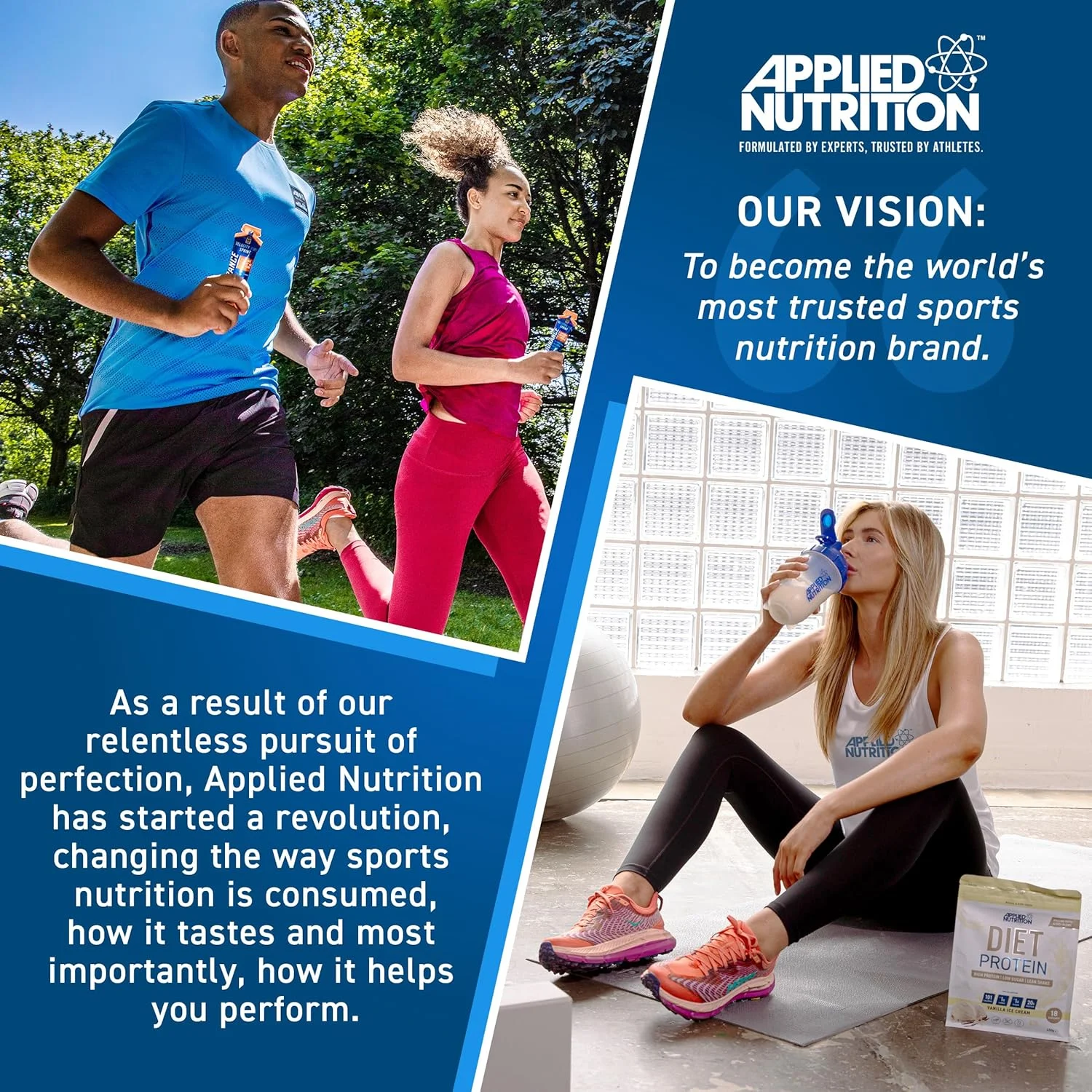 پودر پروتئین کازئین Applied Nutrition - مکمل کازئین میسلار، پروتئین با رهش آهسته (شکلاتی، 1.8 کیلوگرم)