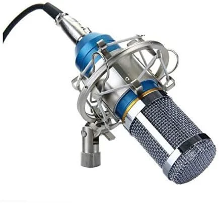 میکروفون استودیویی کندانسور SKEIDO BM800 برای فروش، میکروفون استریو قابل حمل با رابط صوتی ضبط با کابل 3.5 و لرزه گیر