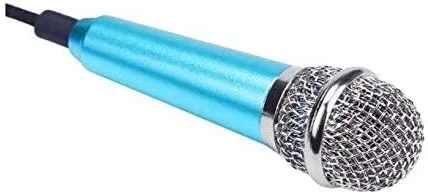 میکروفون مینی SKEIDO، میکروفون کوچک قابل حمل برای وکال، میکروفون Asmr، میکروفون تلفن، میکروفون مینی کارائوکه برای ضبط صدا، چت و آواز خواندن در آیفون/اندروید/لپ تاپ (آبی) میکروفون مینی SKEIDO، میکروفون کوچک قابل حمل برای وکال، میکروفون Asmr، میکروفون تلفن، میکروفون مینی کارائوکه برای ضبط صدا، چت و آواز خواندن در آیفون/اندروید/لپ تاپ (آبی)