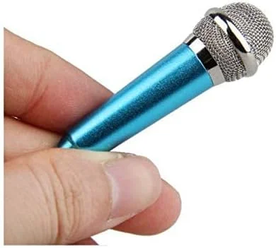 میکروفون مینی SKEIDO، میکروفون کوچک قابل حمل برای وکال، میکروفون Asmr، میکروفون تلفن، میکروفون مینی کارائوکه برای ضبط صدا، چت و آواز خواندن در آیفون/اندروید/لپ تاپ (آبی) میکروفون مینی SKEIDO، میکروفون کوچک قابل حمل برای وکال، میکروفون Asmr، میکروفون تلفن، میکروفون مینی کارائوکه برای ضبط صدا، چت و آواز خواندن در آیفون/اندروید/لپ تاپ (آبی)
