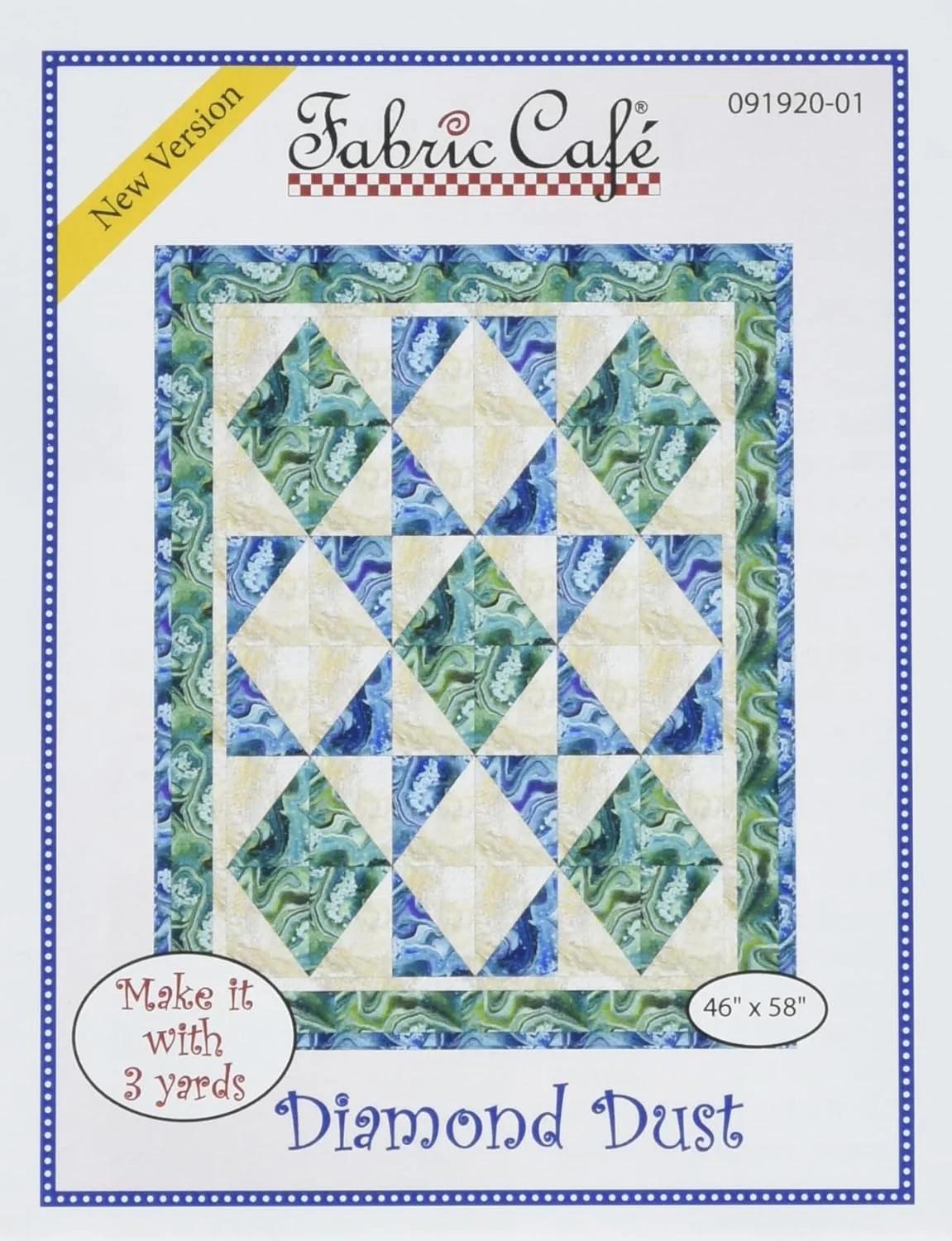 الگوی گرد و غبار الماس Fabric Cafe، چند رنگ