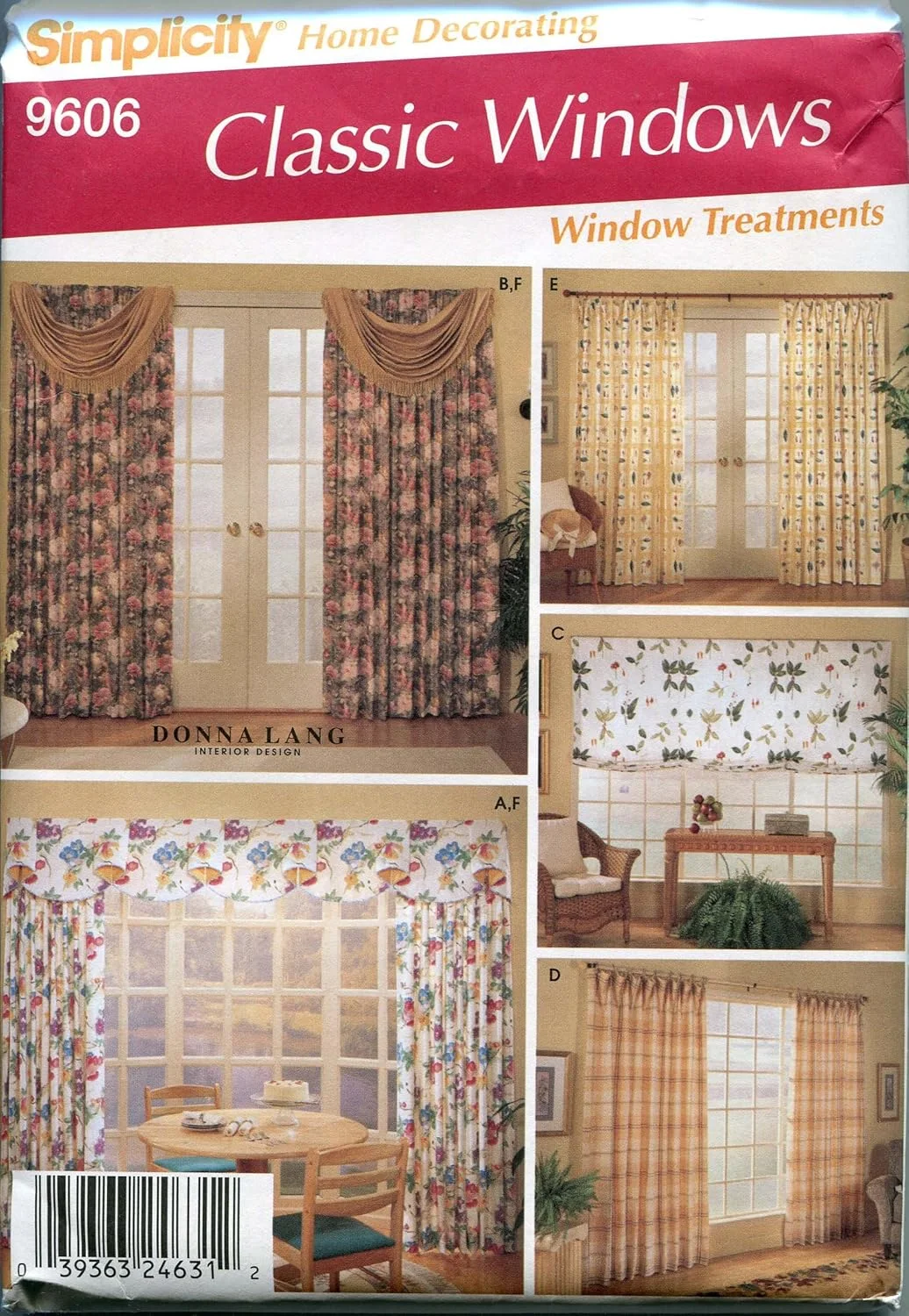 الگوی خیاطی دکوراسیون منزل 9606 برای پرده، والان، شال و سایه بان الگوی خیاطی دکوراسیون منزل 9606 برای پرده، والان، شال و سایه بان
