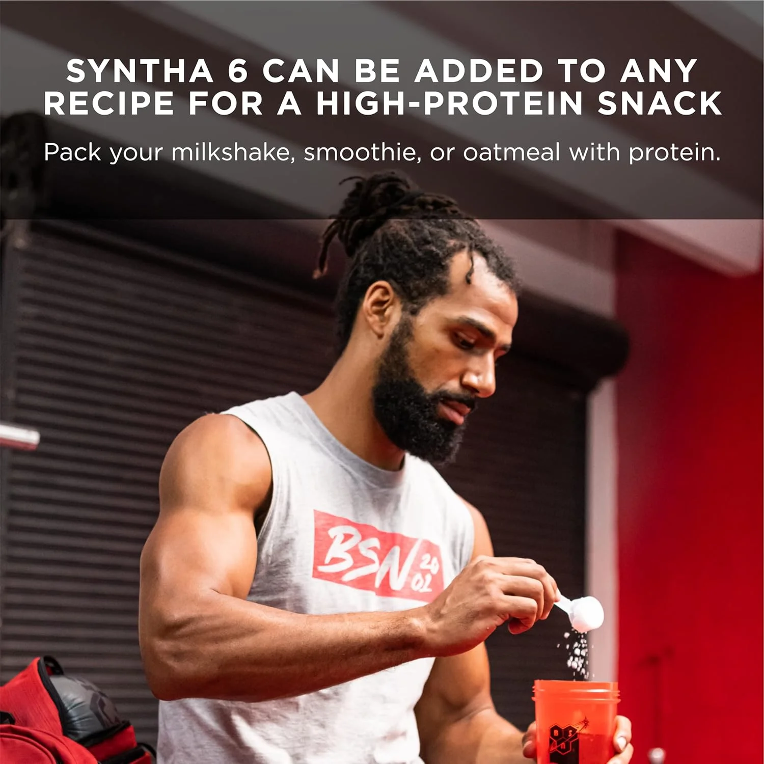 ماتریکس پروتئین فوق العاده ممتاز BSN Syntha-6، پودر پروتئین وی، کازئین میسلار، پودر پروتئین ایزوله شیر - کوکی و خامه، 2.91 پوند، 28 سروینگ (1.32 کیلوگرم)