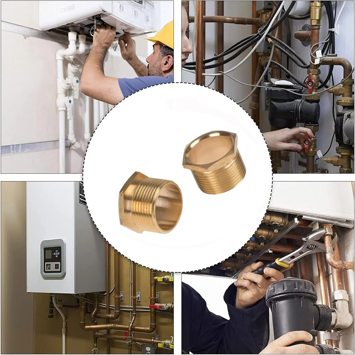 ست 2 عددی اتصالات چند منظوره شیلنگ برنجی رویال اپکس با رزوه BSP برای لوله کشی، گاز، اتصال لوله آب گرم، پنوماتیک و غیره (آداپتور بوشینگ نر برنجی، رزوه بلند 20 میلی متری) ست 2 عددی اتصالات چند منظوره شیلنگ برنجی رویال اپکس با رزوه BSP برای لوله کشی، گاز، اتصال لوله آب گرم، پنوماتیک و غیره (آداپتور بوشینگ نر برنجی، رزوه بلند 20 میلی متری)