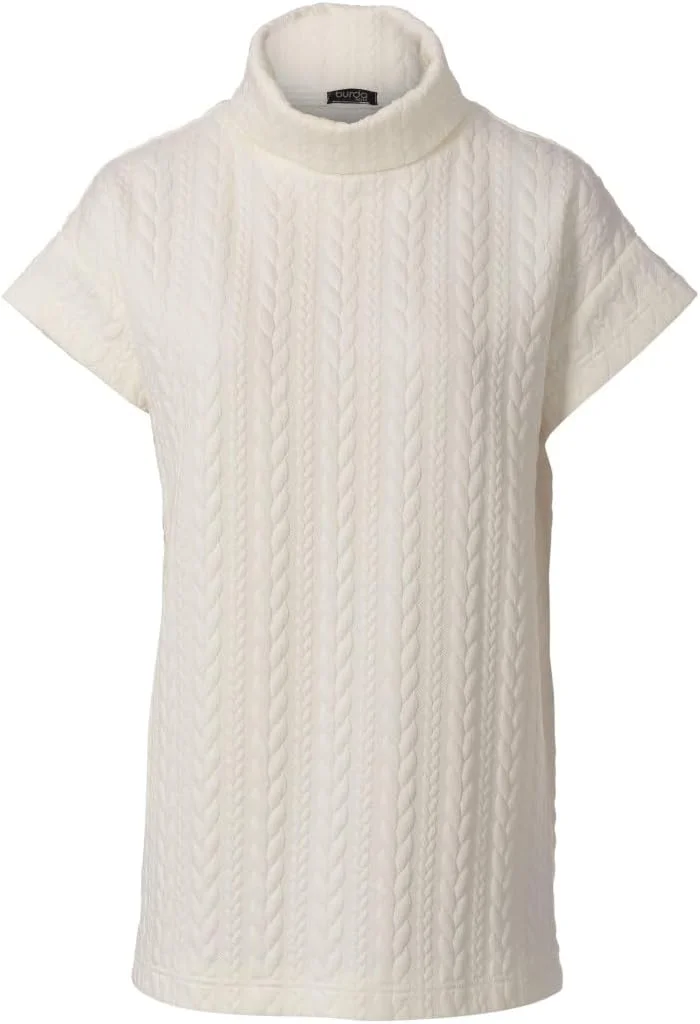 الگوی خیاطی یقه اسکی Burda Style 5963 [سایز زنانه 34-46] سطح 1 مبتدی