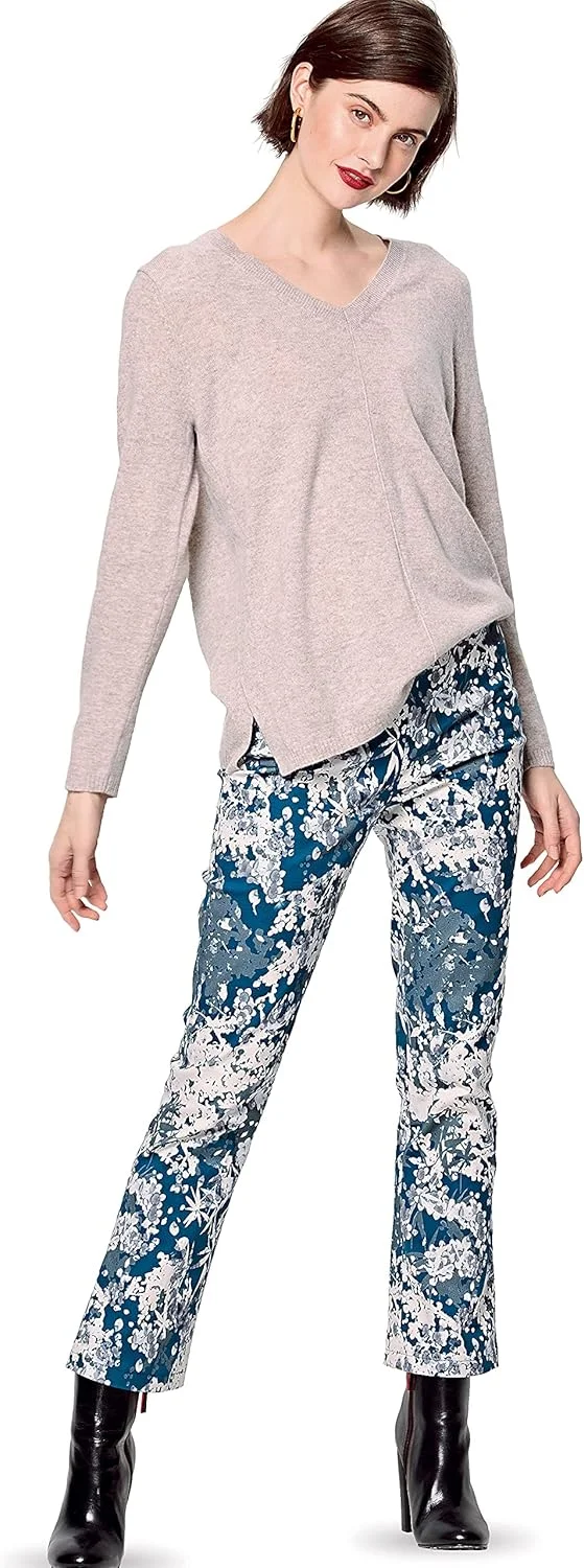 الگوی خیاطی آسان زنانه Burdastyle، شلوار یا شلوار گشاد باریک، کد 6152، سایزهای 8-18، چند رنگ