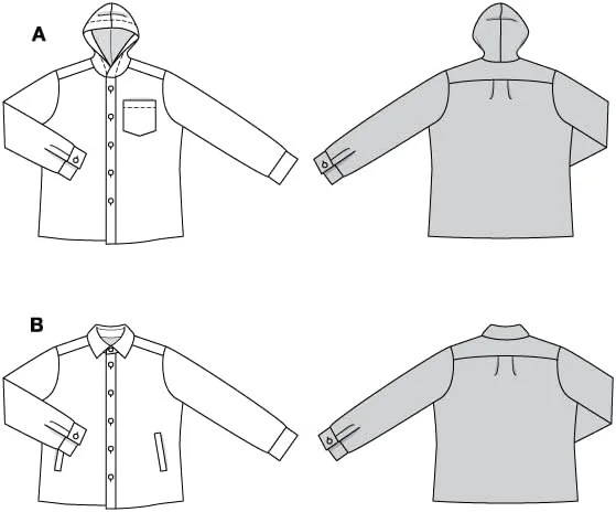 الگوی خیاطی مردانه بوردا استایل، ژاکت آستر دار، سایزهای 48-58