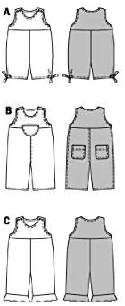 الگوی خیاطی سرهمی بچه گانه بوردا استایل مدل 9652 سایز 6 ماه تا 3 سال