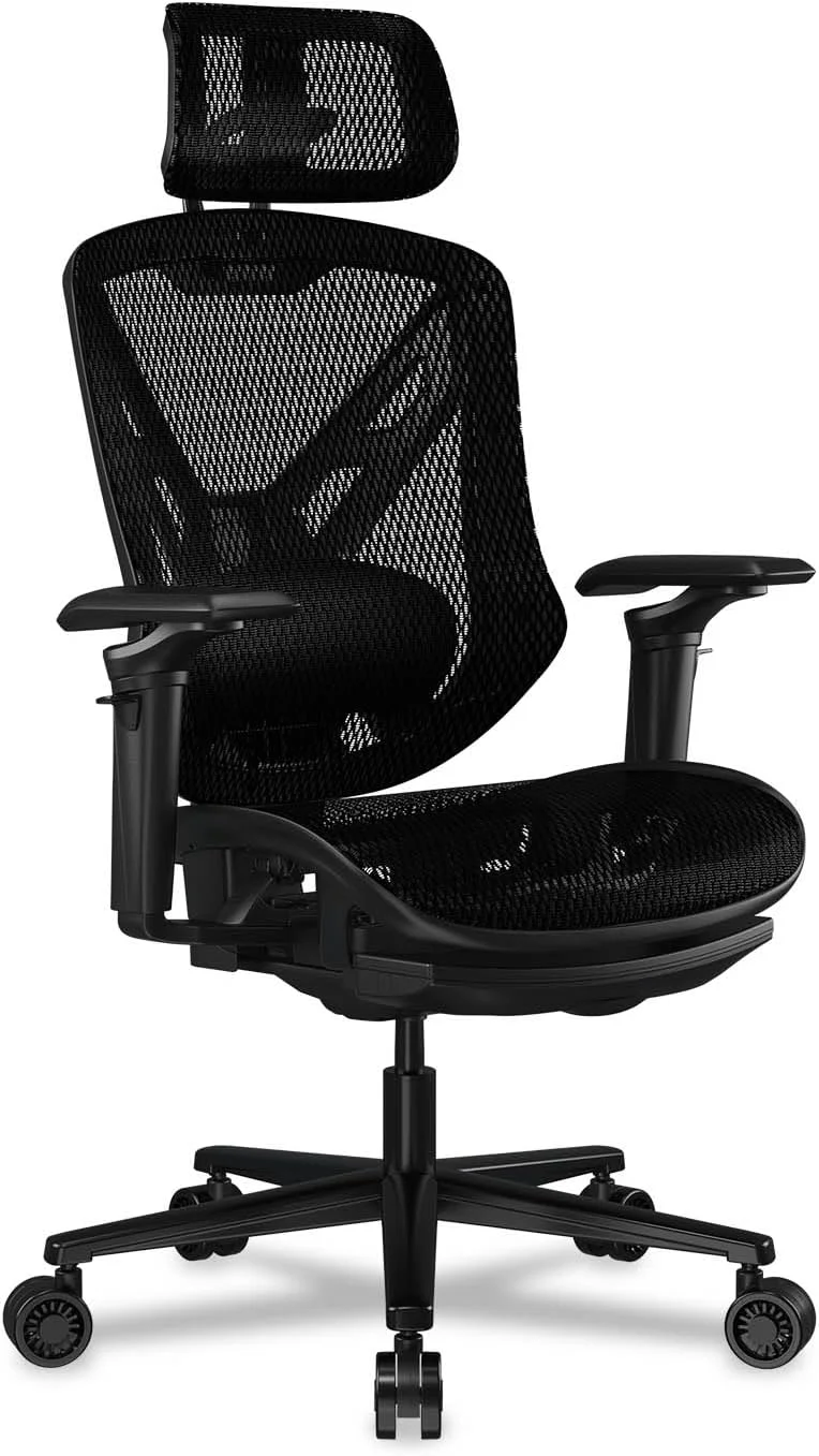 صندلی ارگونومیک مش COUGAR Speeder، پارچه مش نخ های شنیل، دسته 3D، ارتفاع تکیه گاه سر/پشتی/پشتیبانی کمر/صندلی کشویی قابل تنظیم، زیرپایی جمع شونده، مکانیزم کنترل سیمی صندلی ارگونومیک مش COUGAR Speeder، پارچه مش نخ های شنیل، دسته 3D، ارتفاع تکیه گاه سر/پشتی/پشتیبانی کمر/صندلی کشویی قابل تنظیم، زیرپایی جمع شونده، مکانیزم کنترل سیمی