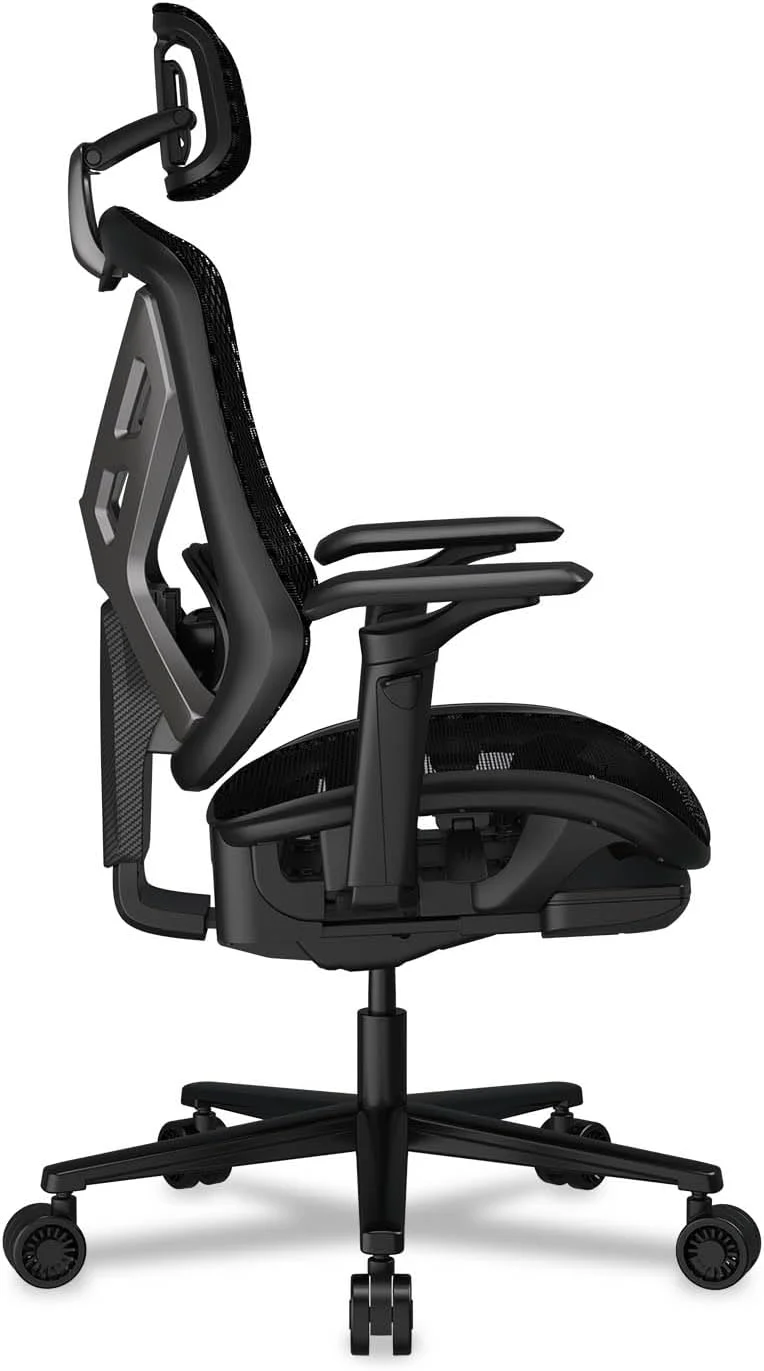 صندلی ارگونومیک مش COUGAR Speeder، پارچه مش نخ های شنیل، دسته 3D، ارتفاع تکیه گاه سر/پشتی/پشتیبانی کمر/صندلی کشویی قابل تنظیم، زیرپایی جمع شونده، مکانیزم کنترل سیمی صندلی ارگونومیک مش COUGAR Speeder، پارچه مش نخ های شنیل، دسته 3D، ارتفاع تکیه گاه سر/پشتی/پشتیبانی کمر/صندلی کشویی قابل تنظیم، زیرپایی جمع شونده، مکانیزم کنترل سیمی
