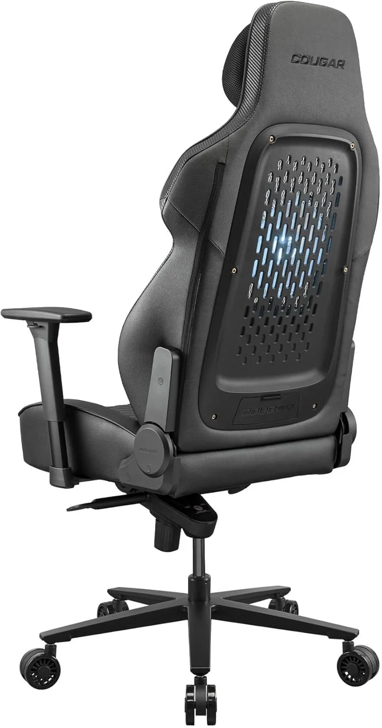 صندلی گیمینگ COUGAR NxSys Aero با فن RGB یکپارچه و چرم PVC ممتاز (مشکی) صندلی گیمینگ COUGAR NxSys Aero با فن RGB یکپارچه و چرم PVC ممتاز (مشکی)
