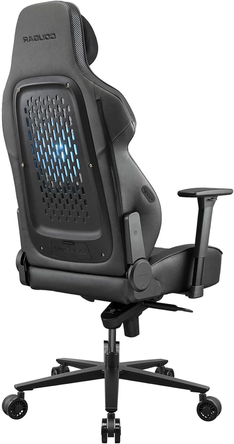 صندلی گیمینگ COUGAR NxSys Aero با فن RGB یکپارچه و چرم PVC ممتاز (مشکی) صندلی گیمینگ COUGAR NxSys Aero با فن RGB یکپارچه و چرم PVC ممتاز (مشکی)