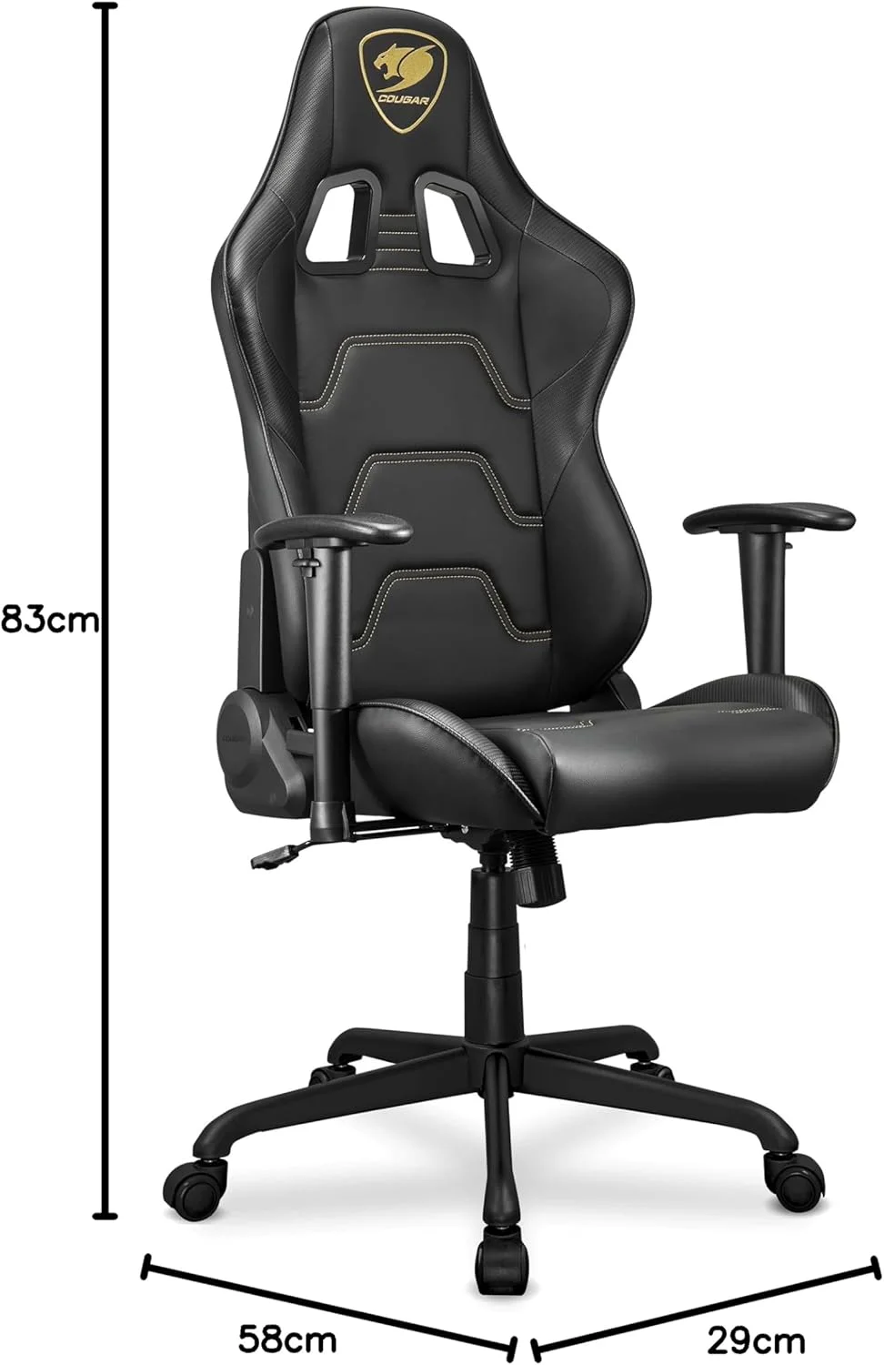 صندلی گیمینگ کوگار مدل Armor Elite، فریم فولادی، چرم PVC تنفسی، سیستم تکیه گاه 160 درجه، ظرفیت وزن 120 کیلوگرم، دسته های قابل تنظیم 2D، پایه 5 ستاره فولادی - Royal صندلی گیمینگ کوگار مدل Armor Elite، فریم فولادی، چرم PVC تنفسی، سیستم تکیه گاه 160 درجه، ظرفیت وزن 120 کیلوگرم، دسته های قابل تنظیم 2D، پایه 5 ستاره فولادی - Royal