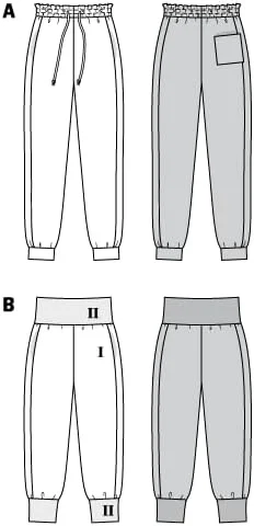 الگوی خیاطی بردا استایل 6317 شلوار جاگر [سایز زنانه 6-18] خیاطی خودتان مبتدیان [L1]