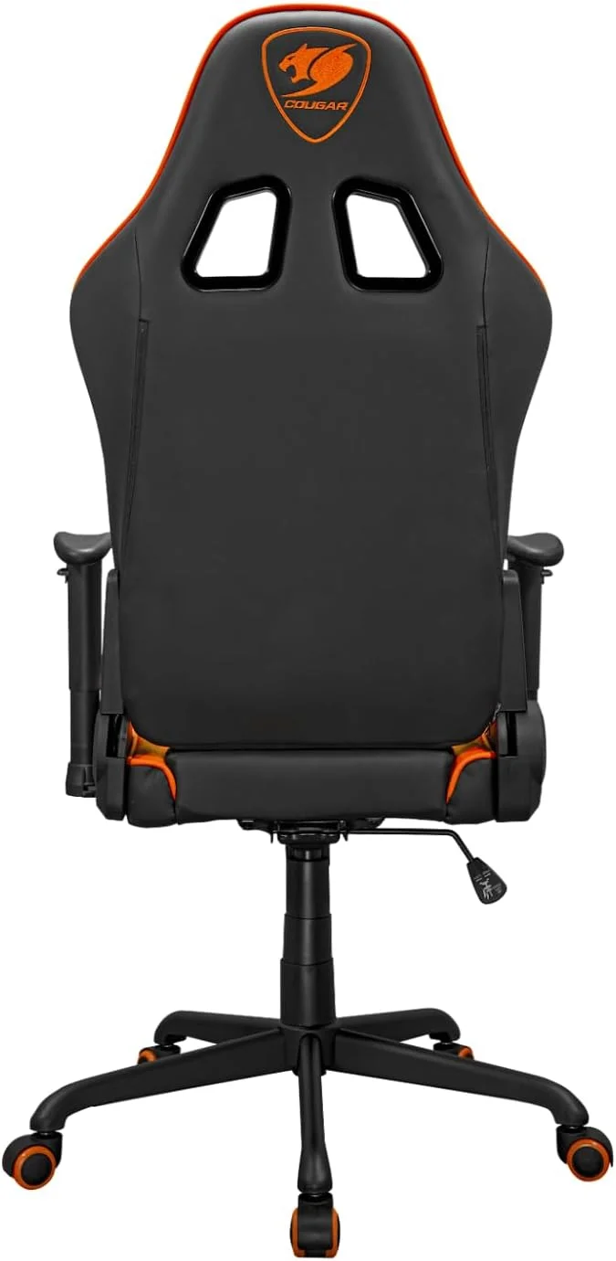 صندلی گیمینگ کوگار مدل Armor Elite، فریم فولادی، چرم PVC تنفسی، سیستم تکیه گاه 160 درجه، ظرفیت وزنی 120 کیلوگرم، دسته های قابل تنظیم 2D، پایه 5 ستاره فولادی - نارنجی