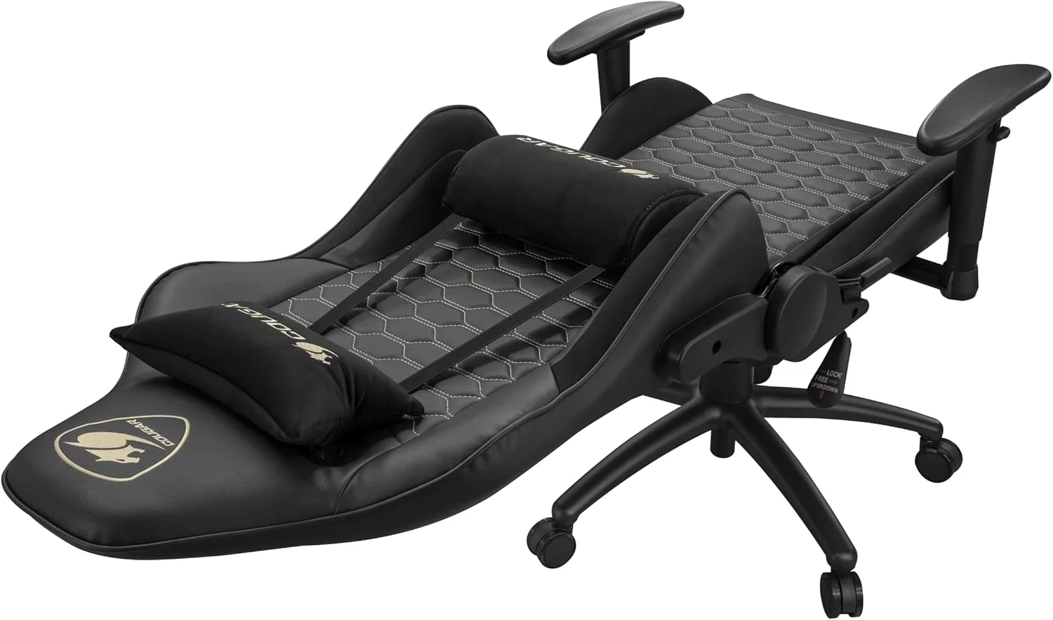 صندلی گیمینگ راحت Cougar Outrider با قابلیت خوابیدن 180 درجه - Royal