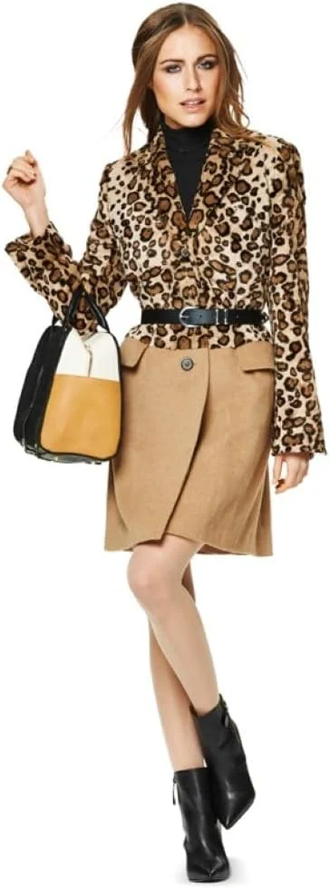 الگوی خیاطی کت و ژاکت بوردا استایل 6845 الگوی خیاطی کت و ژاکت بوردا استایل 6845